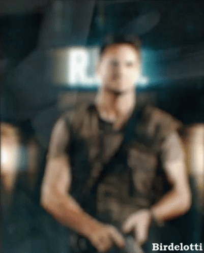 Chris Redfield Robbie Amell GIF