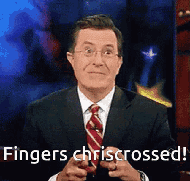 Chriscrossed Fingers GIF