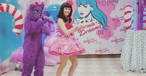 Christie Luv Kitty GIF. This 498 x 260 animated GIF is part of our katy perry whipped cream collection. Related themes include dancing. Created by…