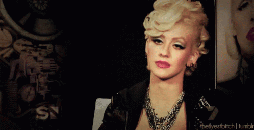 Christina Aguilera Smile GIF