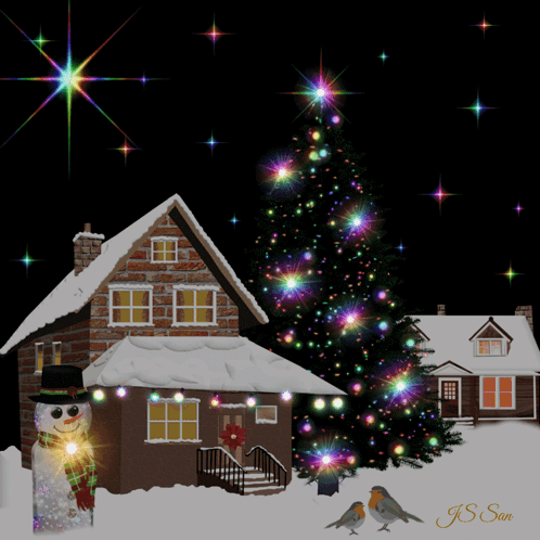 Christmas Lights Christmas Tree Lights GIF