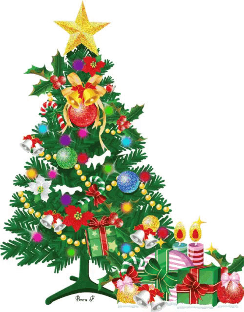 Christmas Lights Merry Christmas GIF