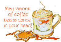 Christmas Morning Coffee Sticker