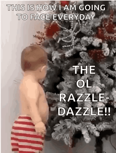 Christmas Tree Kid GIF