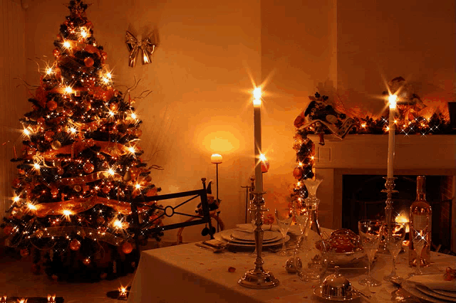 Christmas Tree Lights GIF