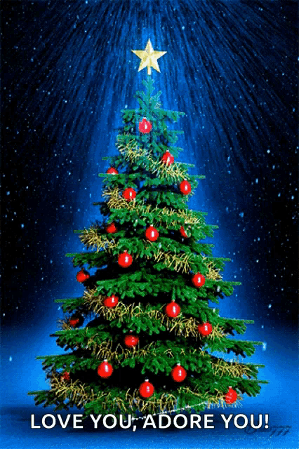 Christmas Tree Sparkle GIF