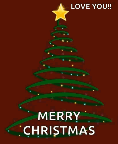 Christmas Trees Decorated Christmas Lights GIF