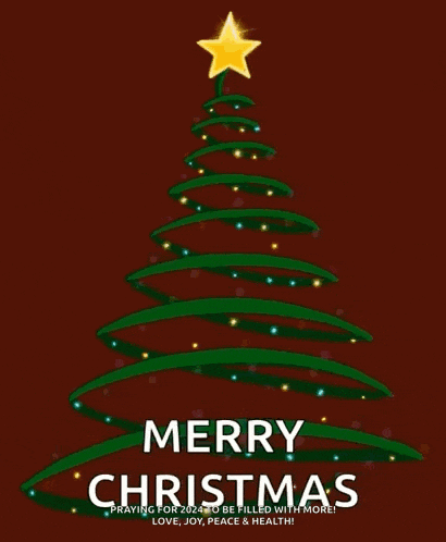 Christmas Trees Decorated Christmas Lights GIF