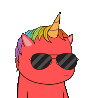 Chubbicorns Rave Sticker