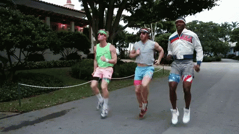 Chubbies Running GIF