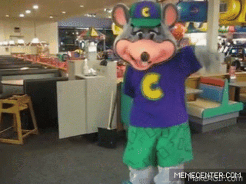 Chuck E Cheese Mouse GIF