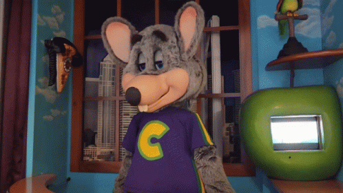 Chuck E Cheese Shocked GIF