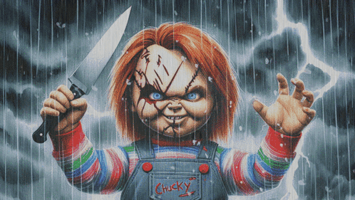 Chucky Chucky Doll GIF. This 498 x 281 animated GIF is part of our imagenes de terror con movimiento y sonido collection. Created by Murloc1989. View the…