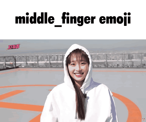 Chuu Middle Finger Emoji Chuu Emoji GIF