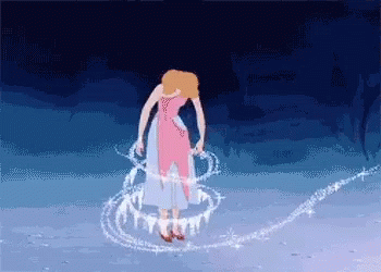 Cinderella Transformation GIF