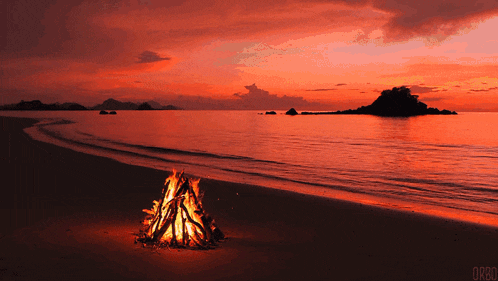 Cinemagraph Fire GIF
