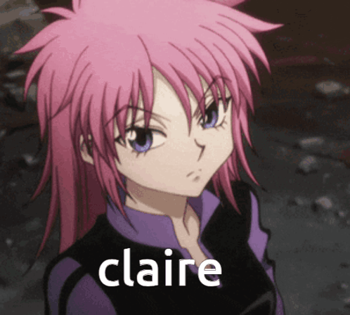 Claire Irl Machi Komacine GIF. This 498 x 448 animated GIF is part of our hunter x hunter hisoka collection. Created by warpedbow. View the original…