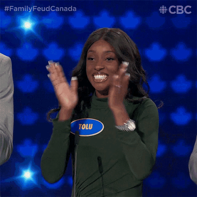 Clapping Family Feud Canada GIF