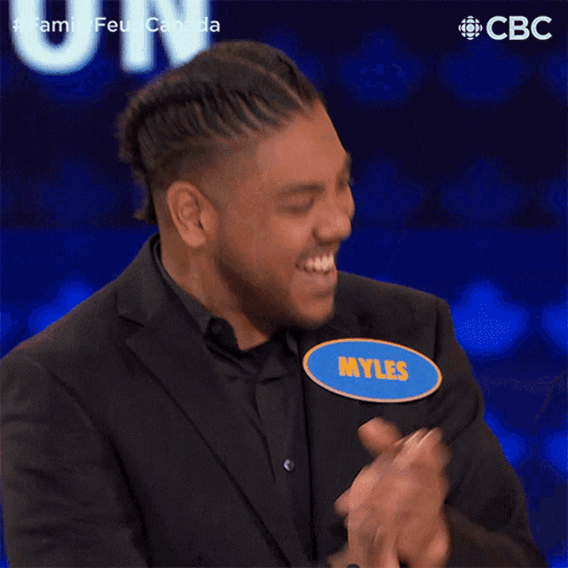 Clapping Myles GIF