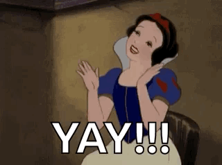 Clapping Snow White GIF