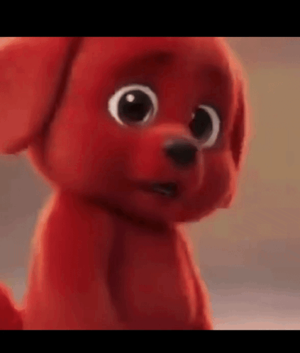 Clifford Middle Finger GIF