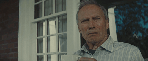Clint Eastwood Cringe GIF
