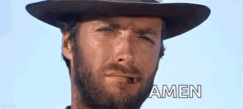 Clint Eastwood Nod GIF