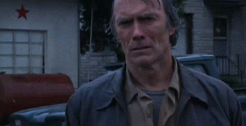 Clint Eastwood Rain GIF