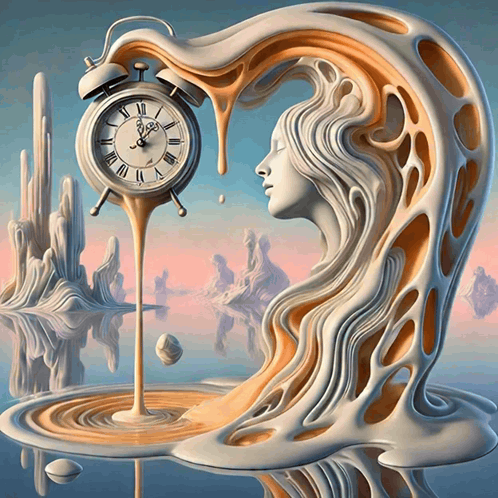 Clock Trippy GIF