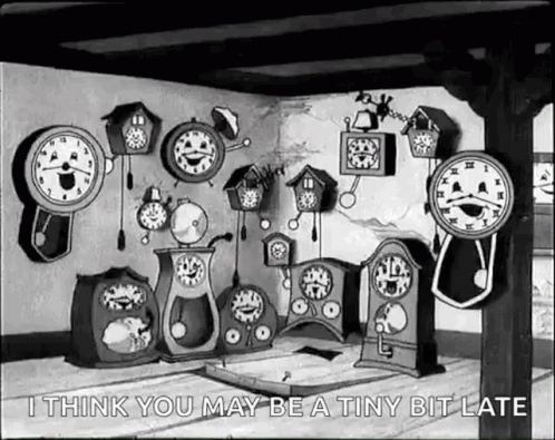 Clocks Ticking Time Stops For No One GIF