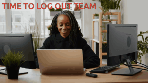 Closing Laptop Logging Out GIF