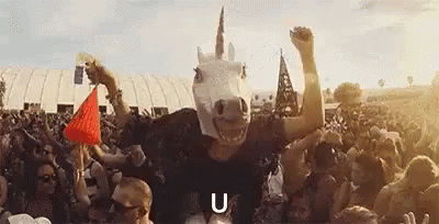 Coachella Unicorn GIF