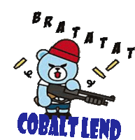 Cobaltlend Cute Bear Sticker