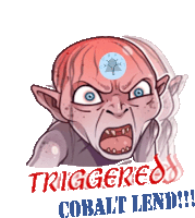 Cobaltlend Smeagol Sticker