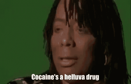 Cocaine Cocaines A Hell Of A Drug GIF