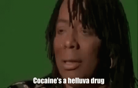 Cocaine Cocaines A Hell Of A Drug GIF