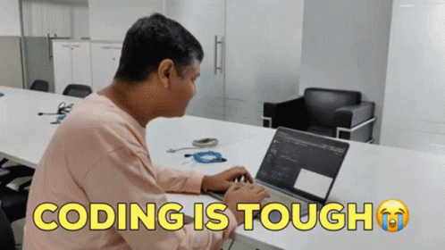 Coding Is Tough Coding GIF. This 498 x 280 animated GIF is part of our soy programador collection. Created by quixyofficial. View the original animation…
