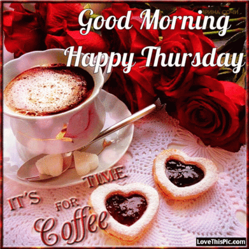Coffee Morning GIF. This 498 x 498 animated GIF is part of our guten morgen donnerstag collection. Related themes include coffee, morning. Created by…