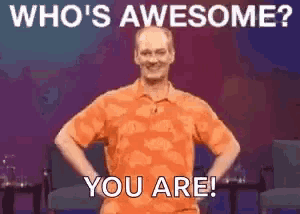 Colin Mochrie Whos Awesome GIF