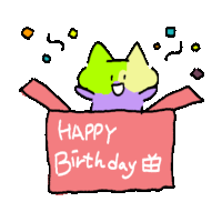 Colorful Cat Sticker