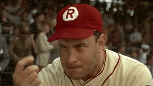 Come Here Jimmy Dugan GIF. This 498 x 281 animated GIF is part of our theres no crying in baseball collection. Related themes include come here, get over…