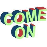 Come On Lets Go Sticker