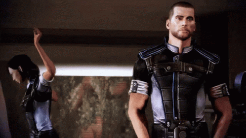 Commander Shepard Dancing Mass Effect Dancing GIF