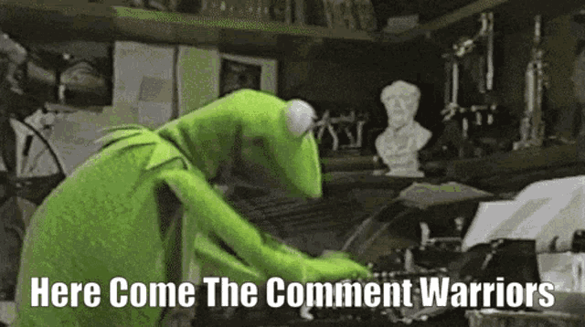 Comment Warriors Typing GIF