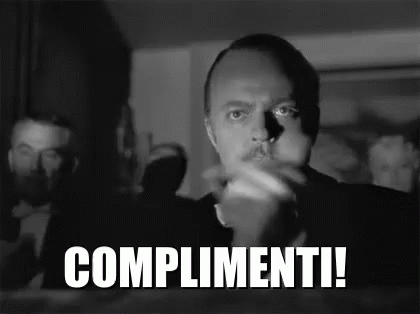 Complimenti Applauso Applausi Quarto Potere Bravo Brava GIF