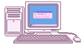 Computer Pixel Sticker