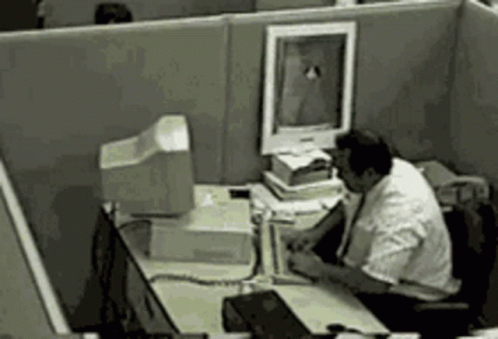 Computer Rage GIF