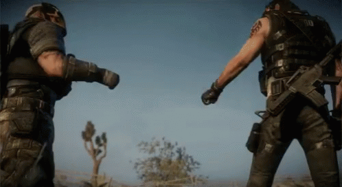 Comrade Fist Bump GIF. This 498 x 272 animated GIF is part of our hooah collection. Created by Oversergent76. View the original animation, share it, or…