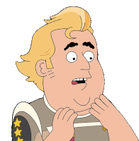 Concerned Fichael Sticker