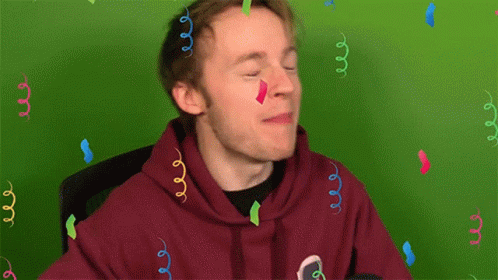 Confetti Fred Pye GIF. This 498 x 280 animated GIF is part of our serpentinas y confeti collection. Related themes include celebration, confetti, congrats…